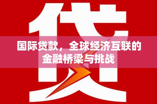砀山国际贷款，全球经济互联的金融桥梁与挑战
