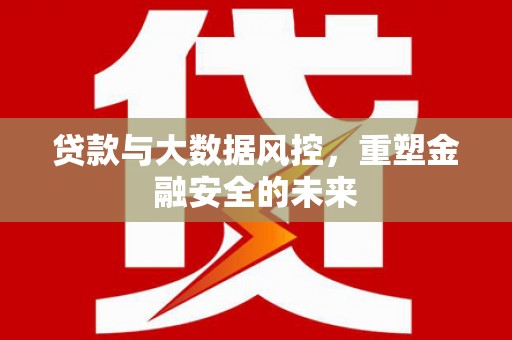 砀山贷款与大数据风控，重塑金融安全的未来