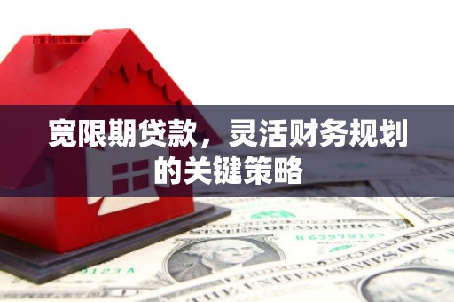 砀山宽限期贷款，灵活财务规划的关键策略