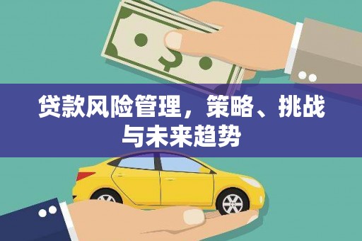砀山贷款风险管理，策略、挑战与未来趋势