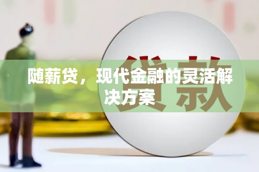 砀山随薪贷，现代金融的灵活解决方案