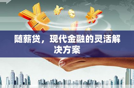 砀山随薪贷，现代金融的灵活解决方案