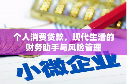砀山个人消费贷款，现代生活的财务助手与风险管理