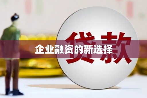 砀山企业融资的新选择