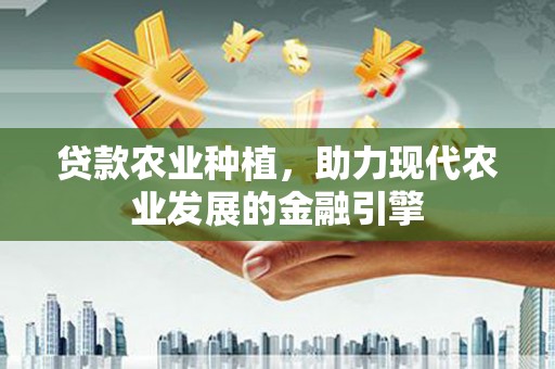 砀山贷款农业种植，助力现代农业发展的金融引擎