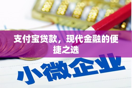 砀山支付宝贷款，现代金融的便捷之选
