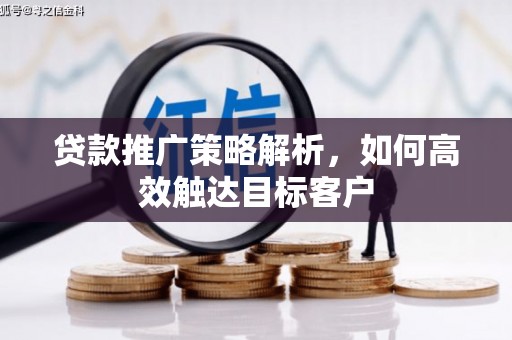砀山贷款推广策略解析，如何高效触达目标客户