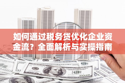 砀山如何通过税务贷优化企业资金流？全面解析与实操指南