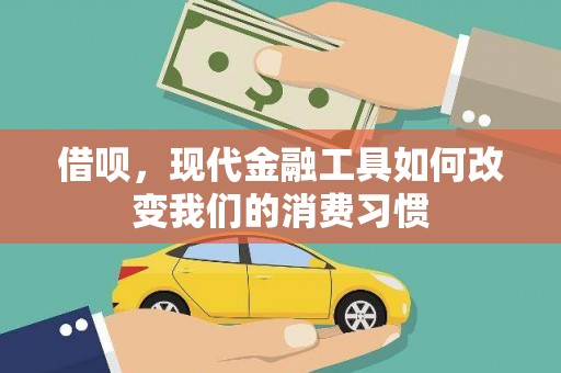 砀山借呗，现代金融工具如何改变我们的消费习惯