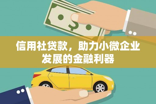 砀山信用社贷款，助力小微企业发展的金融利器