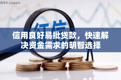 砀山信用良好易批贷款，快速解决资金需求的明智选择