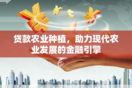 砀山贷款农业种植，助力现代农业发展的金融引擎