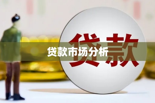 砀山贷款市场分析