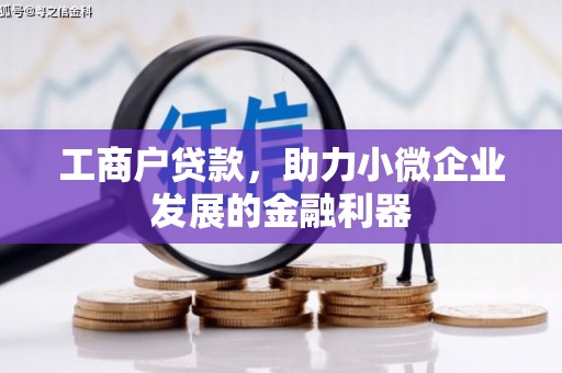 砀山工商户贷款，助力小微企业发展的金融利器