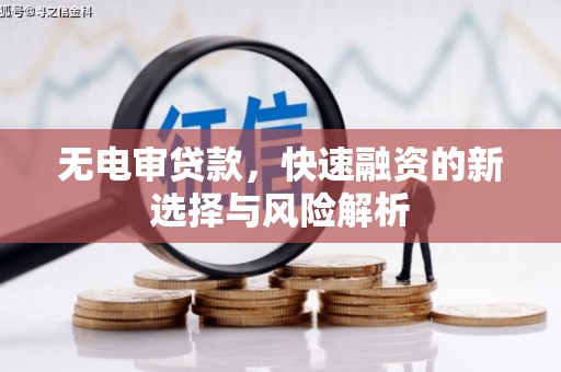 砀山无电审贷款，快速融资的新选择与风险解析