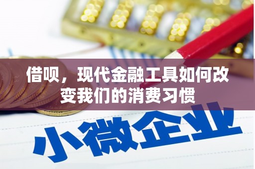 砀山借呗，现代金融工具如何改变我们的消费习惯