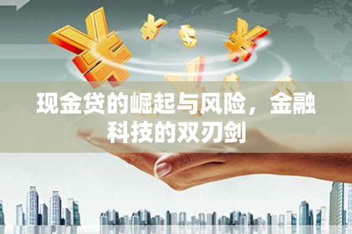 砀山现金贷的崛起与风险，金融科技的双刃剑