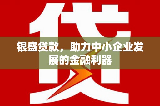 砀山银盛贷款，助力中小企业发展的金融利器