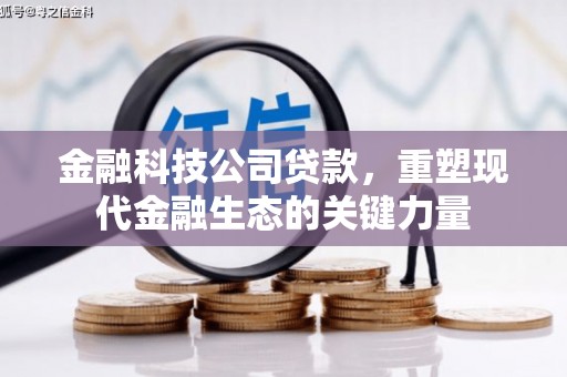 砀山金融科技公司贷款，重塑现代金融生态的关键力量