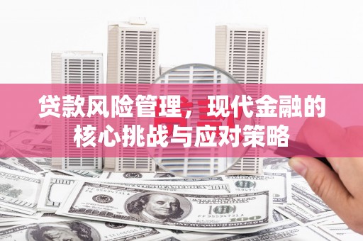 砀山贷款风险管理，现代金融的核心挑战与应对策略