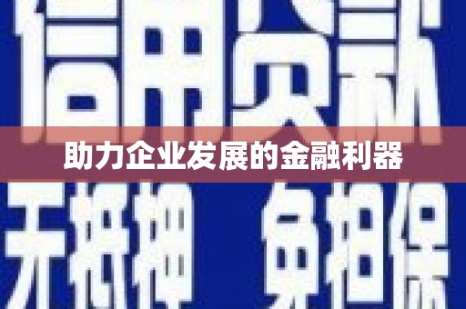 砀山助力企业发展的金融利器